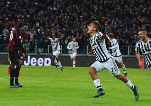 Juventus-Milan 1-0: decide Dybala, video highlights e gol (Serie A 2015-16)