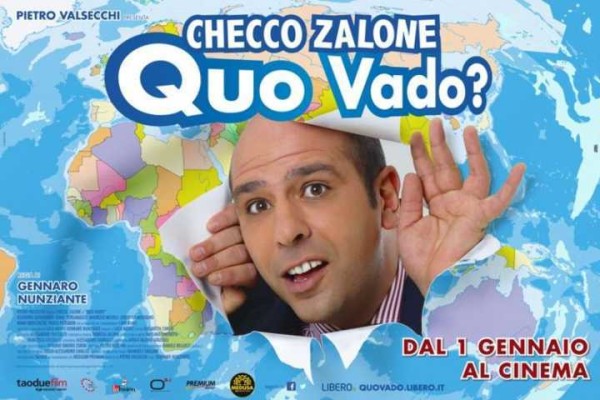 Checco Zalone torna al cinema con "Quo vado": racconta la vita di un giovane precario