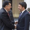 Italia-Libia: Matteo Renzi riceve a Palazzo Chigi il primo ministro libico Fayez al Sarraj