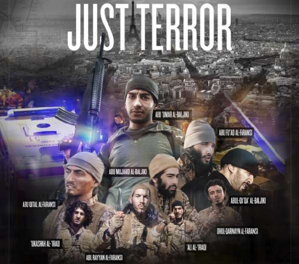 Isis: pubblicato il poster dei nove attentatori di Parigi, confermata la morte di Jihadi John