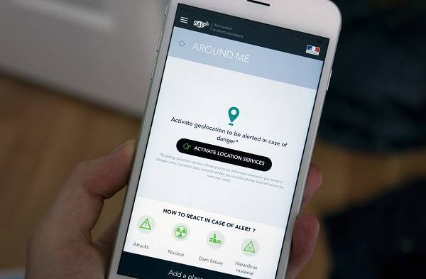 SAIP, l'applicazione per smartphone che avvertirà gli utenti in caso di pericolo